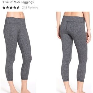 Zella Live in Legging 7/8 in Black Terra